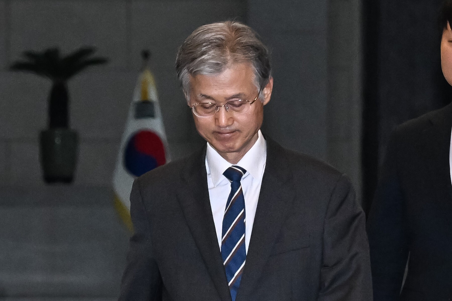 2월 24일 퇴근하는 조희대 대법원장. 백성현 기자